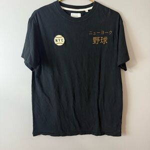 Billy Reid Black NYC Pride Graphic Tee size M